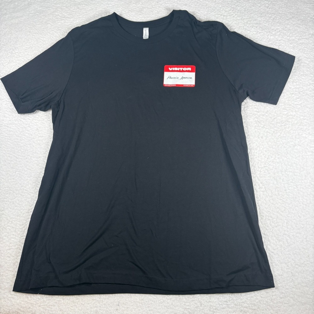 Canvas Childish Gambino Mens Black Hello My Name is Phoenix America T Shirt 2XL